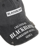 BBD パッチロゴワークショップピグメントキャップ (チャコール)