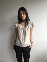 French puff blouse (3color)