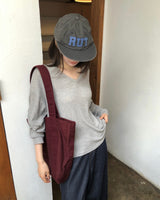 [ORIGINAL] Rainy V-Neck Sheer Long-Sleeve Tee
