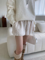 Puff Teddy Poggle Fleece Boa Shorts (3 colors)