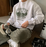 ノーメースシャノンプリントセミオーバーフィットスウェットシャツ