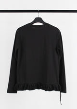 レースフリルロングスリーブTシャツ