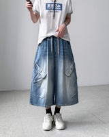 Bruce Cargo Bermuda Denim