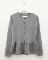Berre Frill Cardigan + Muffler Set (2color)