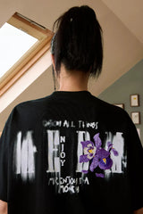 レオパードスネークプリントTシャツ