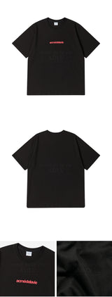 24FW コネクトロゴベーシック半袖Tシャツ ブラック