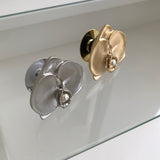 胡蝶蘭モチーフのグリップトック(silver)