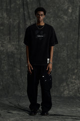 ロゴピグメントTシャツ (Black)