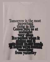 (UNISEX) Lettering Knit Short Sleeve