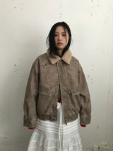 [MD Pick] グランジレザーマスタングジャケット (2color)