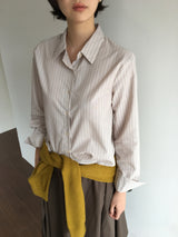 Mark Stripe Shirt (3color)