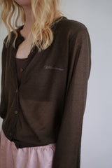  Airy summer cardigan_brown