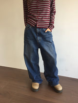 Barrel Wide Balloon Denim (1color)