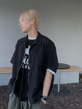 two way Nylon Zipper Shirt 3C