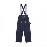 SUSPENDERS DENIM PANTS