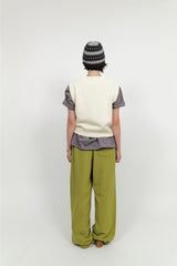 Multiple Crewneck Vest (3color)