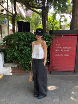 Taupe Wide Pants