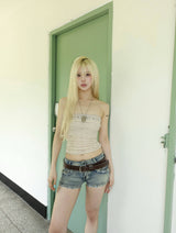 [set] ストーンツーピーストップ (with bra top )