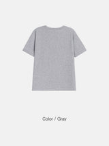 [1+1] LMN Vネッククロップドマッスルフィットショートスリーブ (5 colors)