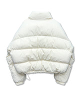 Double Logo Volume Puffer Padding_Cream