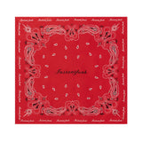 Paisley-print silk scarf top