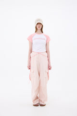 LUNA WIDE PANTS / PINK