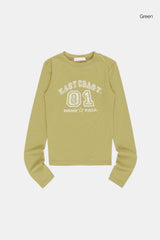 East coast slim crop long sleeve
