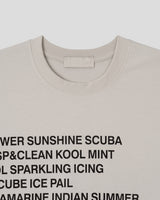 Coral Lettering Short Sleeve T-Shirt