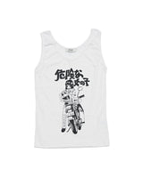 ア モーターサイクル ガール スリーブレス (WHITE)