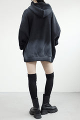 (Unisex) Bush Marble Lettering Hoodie