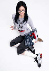 GIRL'S T-SHIRT - GRAY