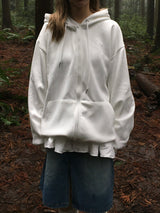 Uni Over Two-Way Zip-Up Hoodie (7c)