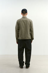 ビンテージウォッシュド5ポケットワークジャケット (Washed Khaki)