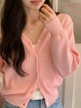 【SHOPPERMADE】ケーキVネックニットカーディガン(5color)