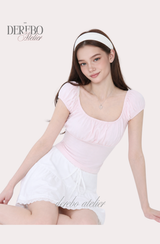 Cotton Candy Smudge Square Short Sleeve T-Shirt