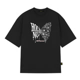 ブルーム バタフライ オーバーフィット 半袖Tシャツ_BLACK
