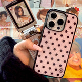 [MADE] s ★ dot. (pink) グラスバンパーアイフォンケース
