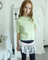 ピクニックフード 3/4スリーブTシャツ