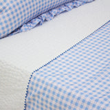 Summer Dust-Free Bamboo Seersucker Double-Layer Blankets - Q size
