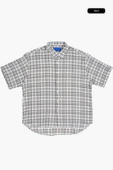 Fray check short sleeve shirt