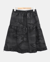 Deron Military Camo Midi Skirt