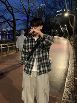 スズメチェックシャツ