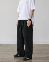 WIT LINEN COTTON WIDE PANTS