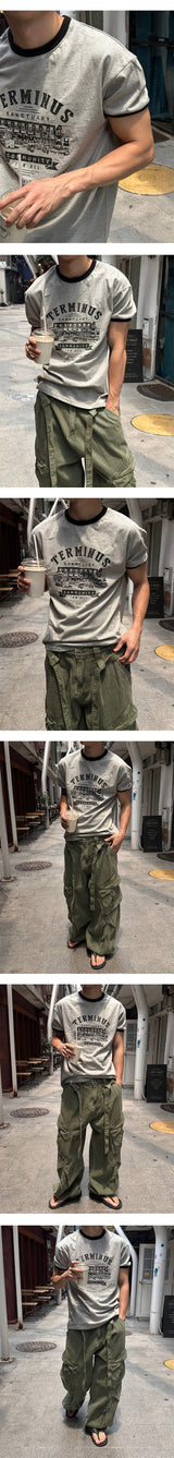 [Unisex] デザートベルトウォッシングカーゴパンツ(3color)