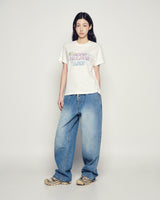 25FW WOMAN AC ベアハートショートスリーブ クリーム