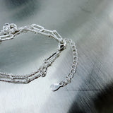 Dual Ring Layered Chain Bracelet