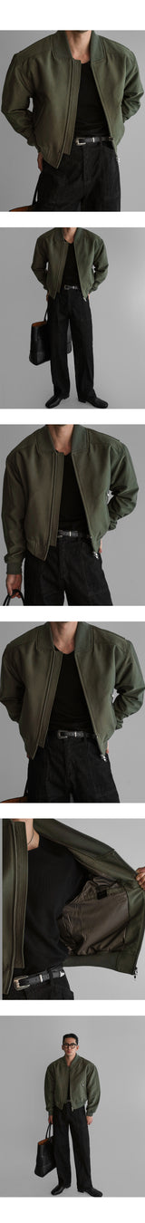 Crop MA-1 Jacket [Khaki]