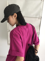 [UNISEX] Tiffen Daily Plain Overfit Short Sleeve T-Shirt