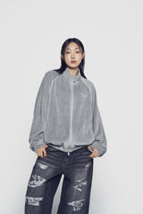 24FW DAMAGE STITCH WASHING DENIM PANTS BLACK