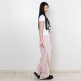 H Chain Twill Pants - Stripe Red